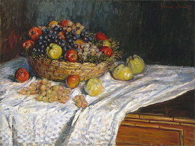 Claude Monet | Apples and Grapes, c.1879/80 | Giclée Canvas Print