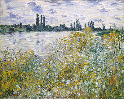 Ile aux Fleurs near Vetheuil, 1880 | Claude Monet | Giclée Leinwand Kunstdruck