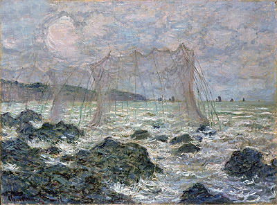 The Nets, 1882 | Claude Monet | Giclée Leinwand Kunstdruck