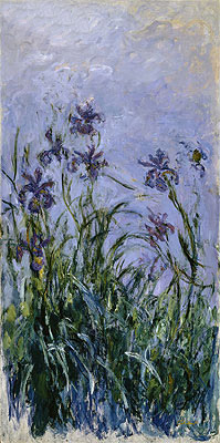 Purple Irises, c.1914/17 | Claude Monet | Giclée Canvas Print