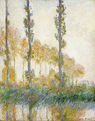 The Three Trees, Autumn, 1891 | Claude Monet | Giclée Canvas Print