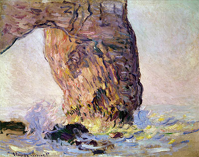 Die Klippe von Étretat (La Manneporte), c.1883 | Claude Monet