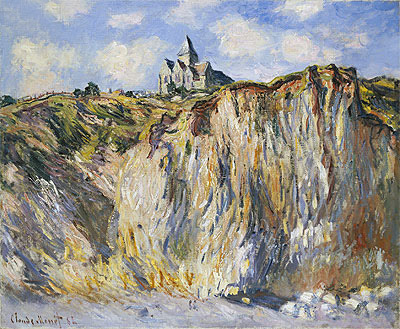 Kirche in Varengeville, Morgen, 1882 | Claude Monet