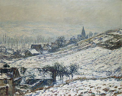 Winter in Giverny, 1885 | Claude Monet