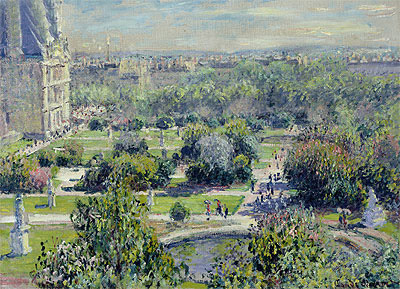 The Tuileries, 1876 | Claude Monet | Giclée Leinwand Kunstdruck