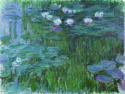 Water Lilies, c.1914/17 | Claude Monet | Giclée Leinwand Kunstdruck