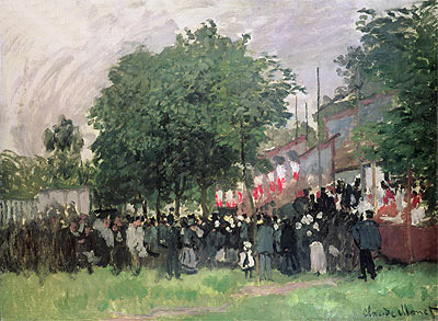 der 14. Juli (Bastille-Tag), n.d. | Claude Monet