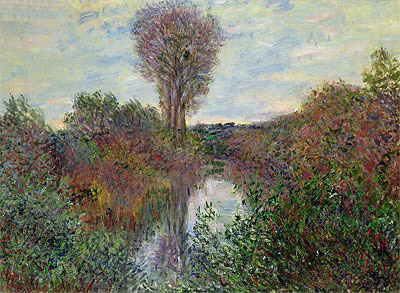 Small Branch of the Seine, 1878 | Claude Monet | Giclée Leinwand Kunstdruck