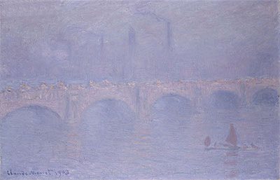 Waterloo Bridge, Hazy Sunshine, 1903 | Claude Monet | Giclée Canvas Print
