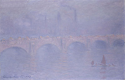 Waterloo Bridge, dunstiger Sonnenschein, 1903 | Claude Monet