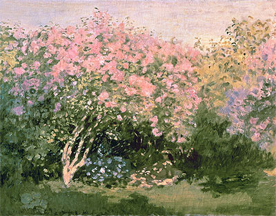 Lilac in the Sun, 1873 | Claude Monet | Giclée Leinwand Kunstdruck