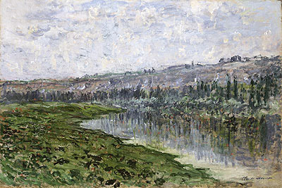 Die Seine und die Hügel von Chantemsle, 1880 | Claude Monet