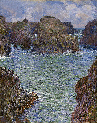 Port-Goulphar, Belle-Ile, 1887 | Claude Monet | Giclée Canvas Print