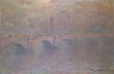 The Thames at London, Waterloo Bridge, 1903 | Claude Monet | Giclée Canvas Print