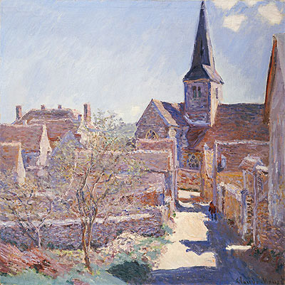 Bennecourt, 1885 | Claude Monet | Giclée Leinwand Kunstdruck