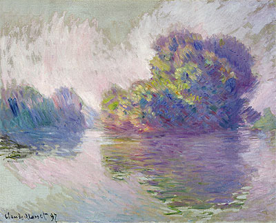 Islands at Port-Villez, 1897 | Claude Monet | Giclée Leinwand Kunstdruck