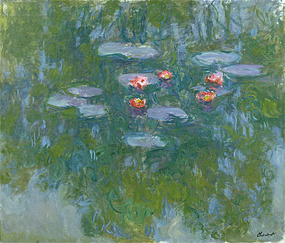 Water Lilies, c.1916/19 | Claude Monet | Giclée Leinwand Kunstdruck