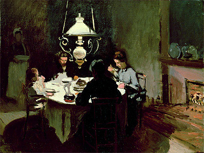 The Dinner, c.1868/69 | Claude Monet | Giclée Leinwand Kunstdruck
