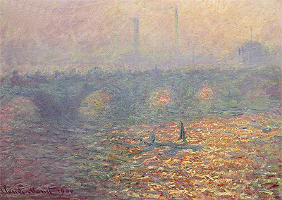 Waterloo Bridge, 1900 | Claude Monet | Giclée Canvas Print