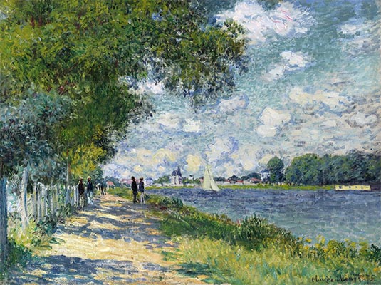 The Seine at Argenteuil, 1875 | Claude Monet | Giclée Canvas Print