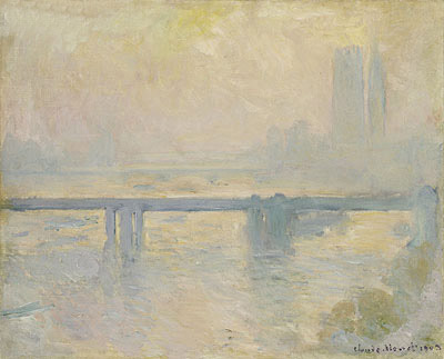 Charing Cross Bridge, 1899 | Claude Monet | Giclée Leinwand Kunstdruck