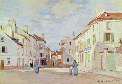 Rue de la Chaussee at Argenteuil, n.d. | Claude Monet | Giclée Leinwand Kunstdruck