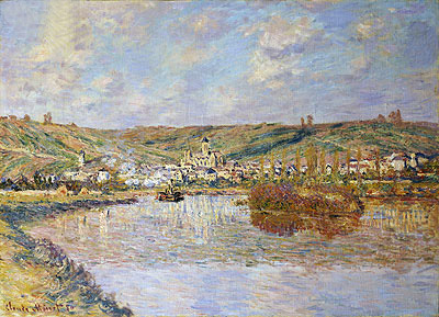 Late Afternoon, Vetheuil, 1880 | Claude Monet | Giclée Leinwand Kunstdruck