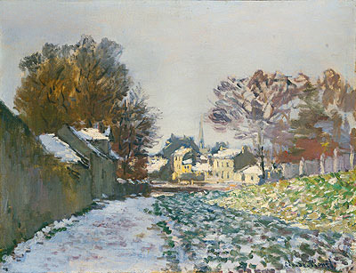 Schnee in Argenteuil, c.1874 | Claude Monet