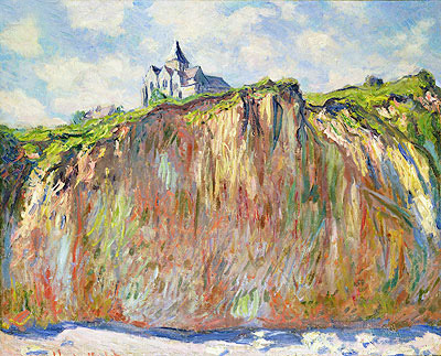 L'Eglise a Varengeville, c.1880 | Claude Monet | Giclée Leinwand Kunstdruck