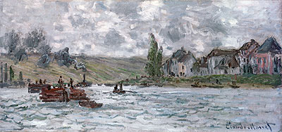 Village of Lavacourt near Vetheuil, 1878 | Claude Monet | Giclée Leinwand Kunstdruck