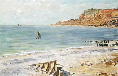 Seascape at Sainte-Adresse, n.d. | Claude Monet | Giclée Leinwand Kunstdruck