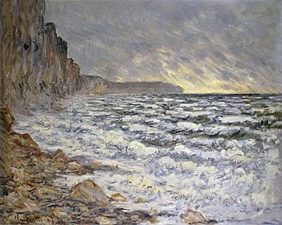 Claude Monet | Seafront, Fecamp, 1881 | Giclée Canvas Print