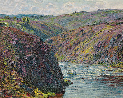 Ravines of the Creuse at the End of the Day, 1889 | Claude Monet