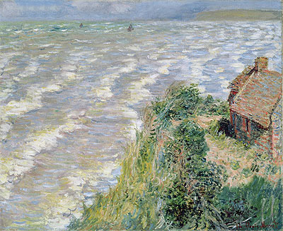 Monet | Rising Tide at Pourville, 1882 | Giclée Canvas Print