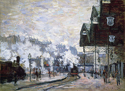Gare Saint-Lazare, Paris, 1877 | Claude Monet | Giclée Canvas Print