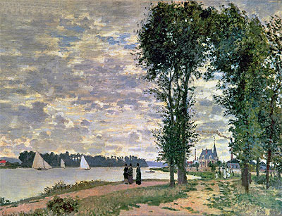 Claude Monet | The Banks of the Seine at Argenteuil, 1872 | Giclée Canvas Print