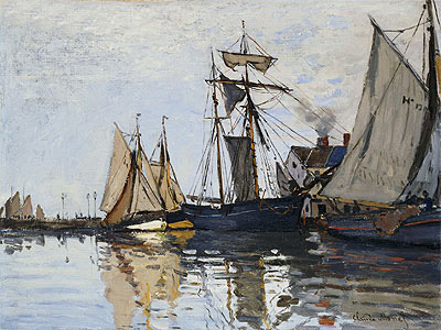 The Port of Honfleur, c.1865 | Claude Monet | Giclée Canvas Print