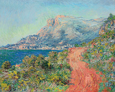 Claude Monet | The Red Road near Menton, 1884 | Giclée Canvas Print