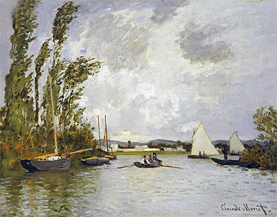 The Little Branch of the Seine at Argenteuil, n.d. | Claude Monet | Giclée Canvas Print