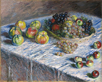 Apples and Grapes, 1880 | Claude Monet | Giclée Canvas Print
