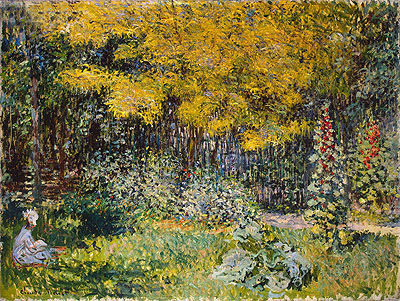 Garden, 1876 | Claude Monet | Giclée Canvas Print