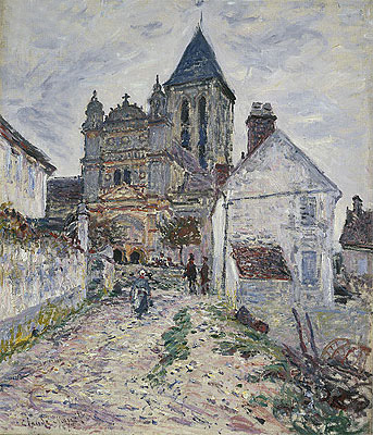 The Church at Vetheuil, 1878 | Claude Monet | Giclée Canvas Print