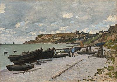 Monet | Sainte-Adresse, 1867 | Giclée Canvas Print