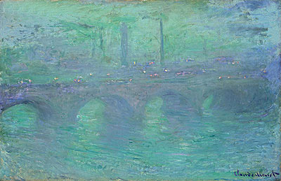 Waterloo Bridge, London at Dusk, 1904 | Claude Monet | Giclée Canvas Print