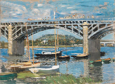 The Bridge at Argenteuil, 1874 | Claude Monet | Giclée Leinwand Kunstdruck