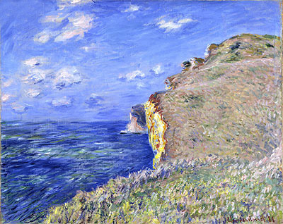 The Cliffs at Fecamp, 1881 | Claude Monet