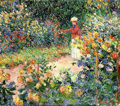 Monet's Garden at Giverny, 1895 | Claude Monet | Giclée Canvas Print