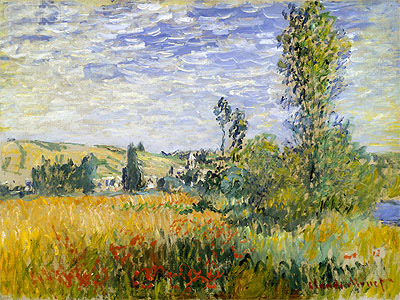 Landschaft bei Vétheuil, 1880 | Claude Monet