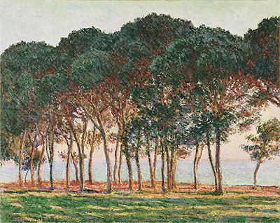 Under the Pines, Evening, 1888 | Claude Monet | Giclée Leinwand Kunstdruck