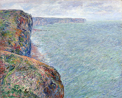 Sea View with Cliffs, 1881 | Claude Monet | Giclée Canvas Print